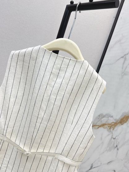 25ss linen vest