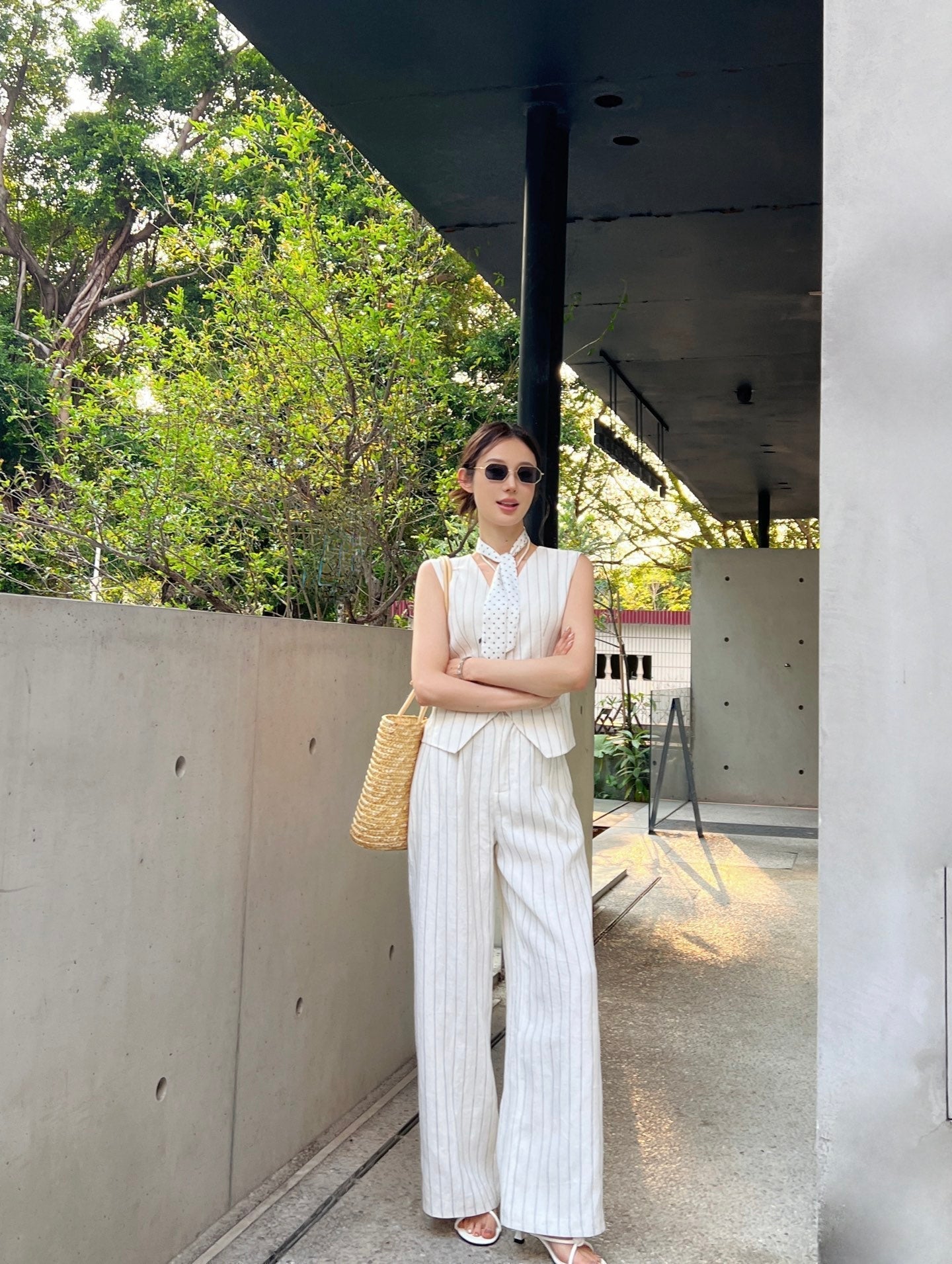 25ss linen vest
