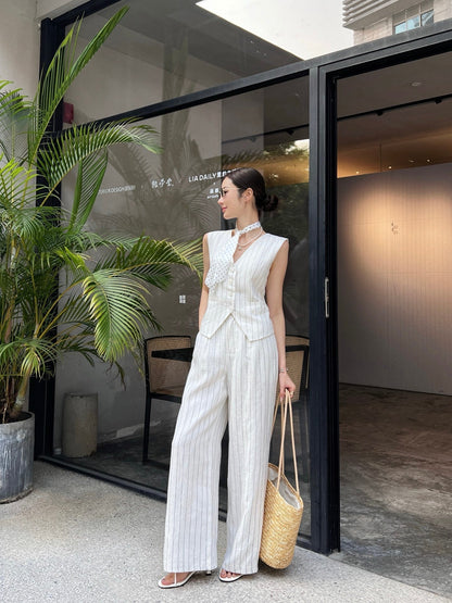 25ss linen vest