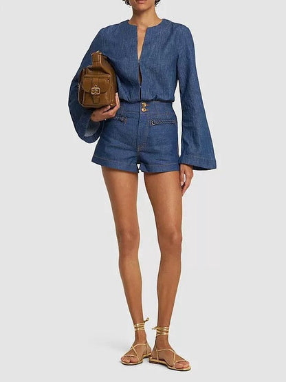 25ss denim short