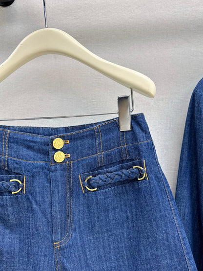25ss denim short