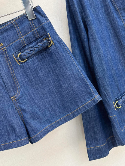25ss denim short