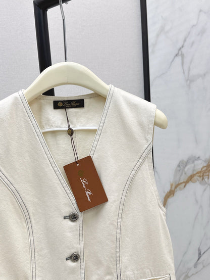 25ss denim vest