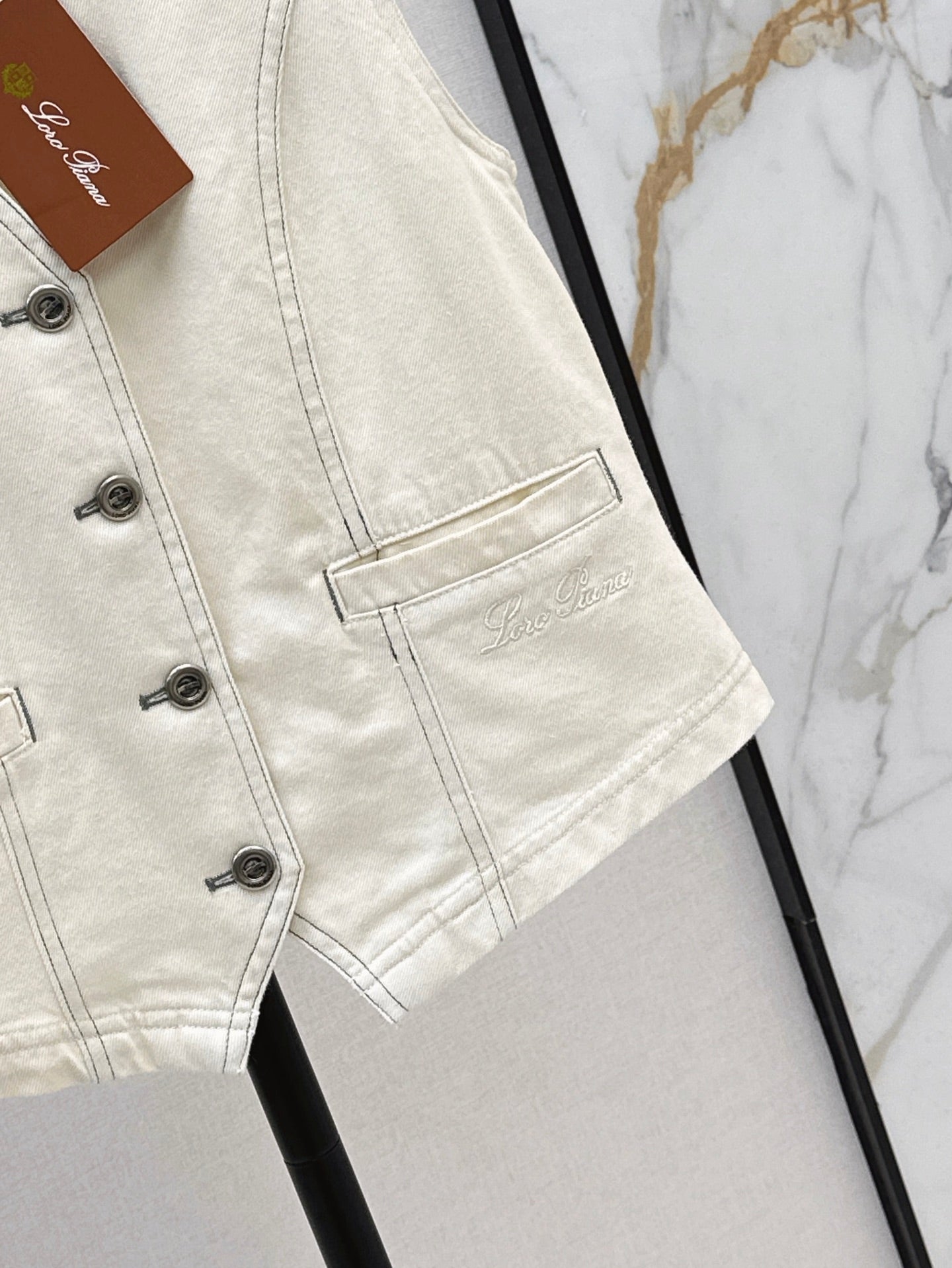 25ss denim vest