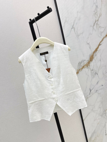 25ss linen vest
