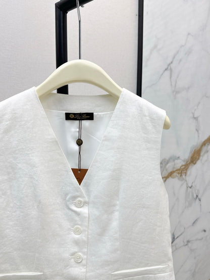 25ss linen vest