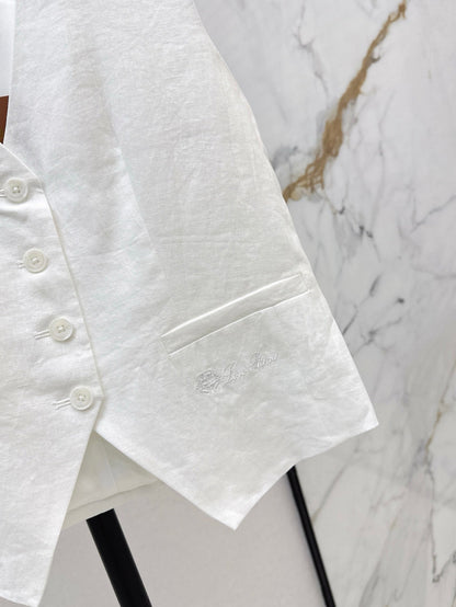 25ss linen vest