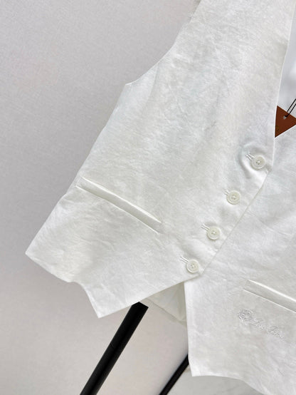 25ss linen vest