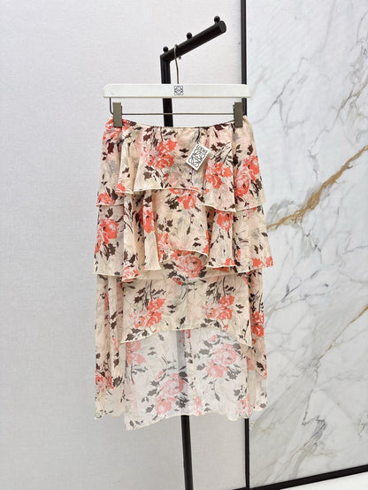 25ss printed skirt