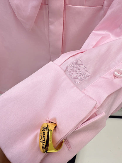 25ss pleated shirt