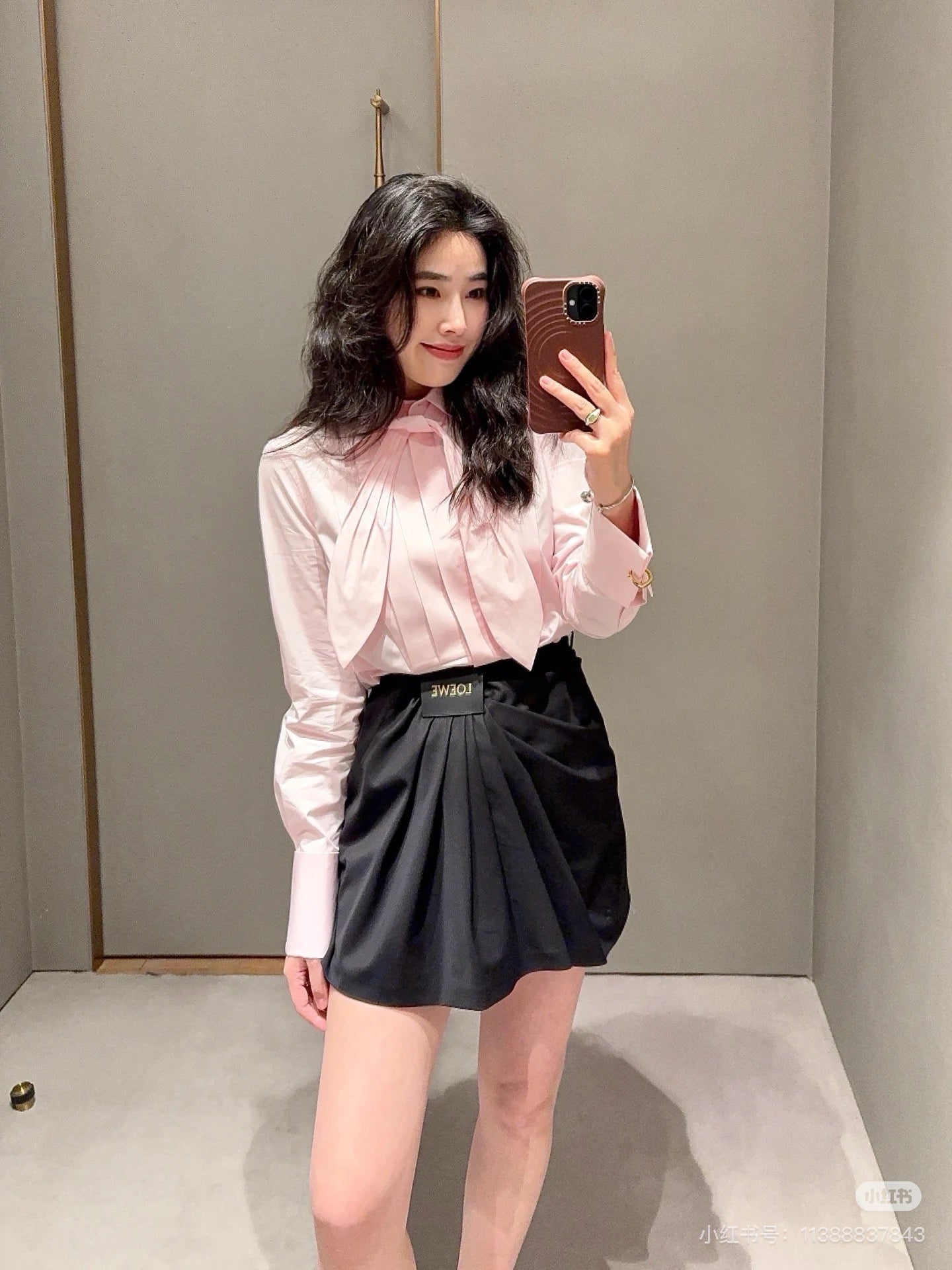 25ss pleated shirt