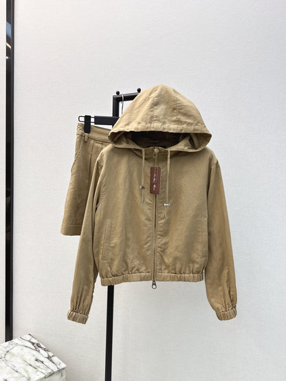linen jacket set