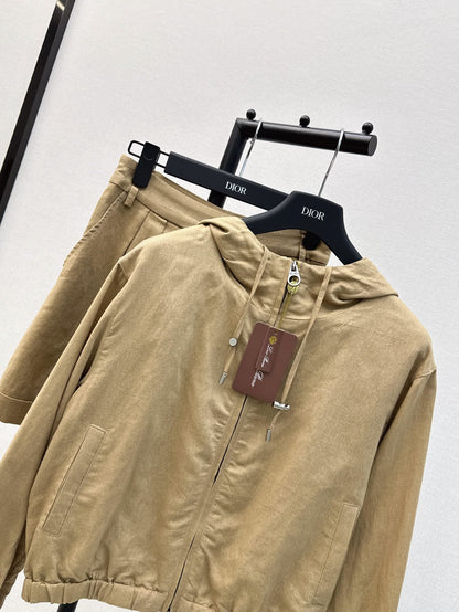 linen jacket set