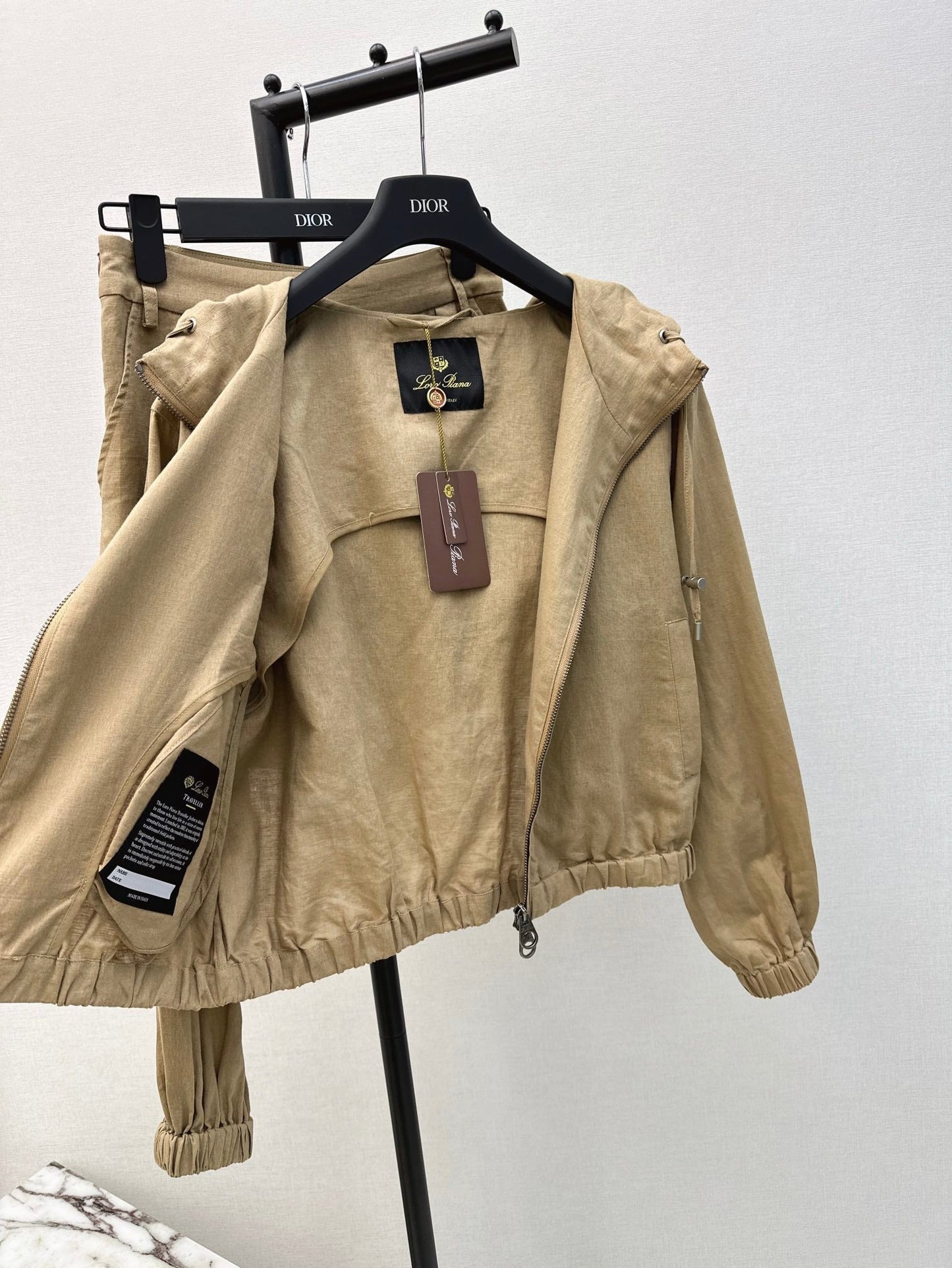 linen jacket set