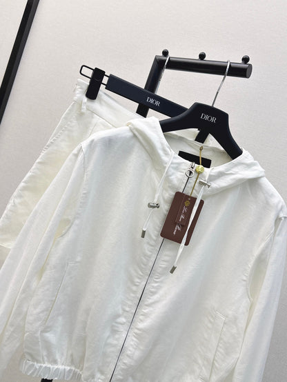 linen jacket set