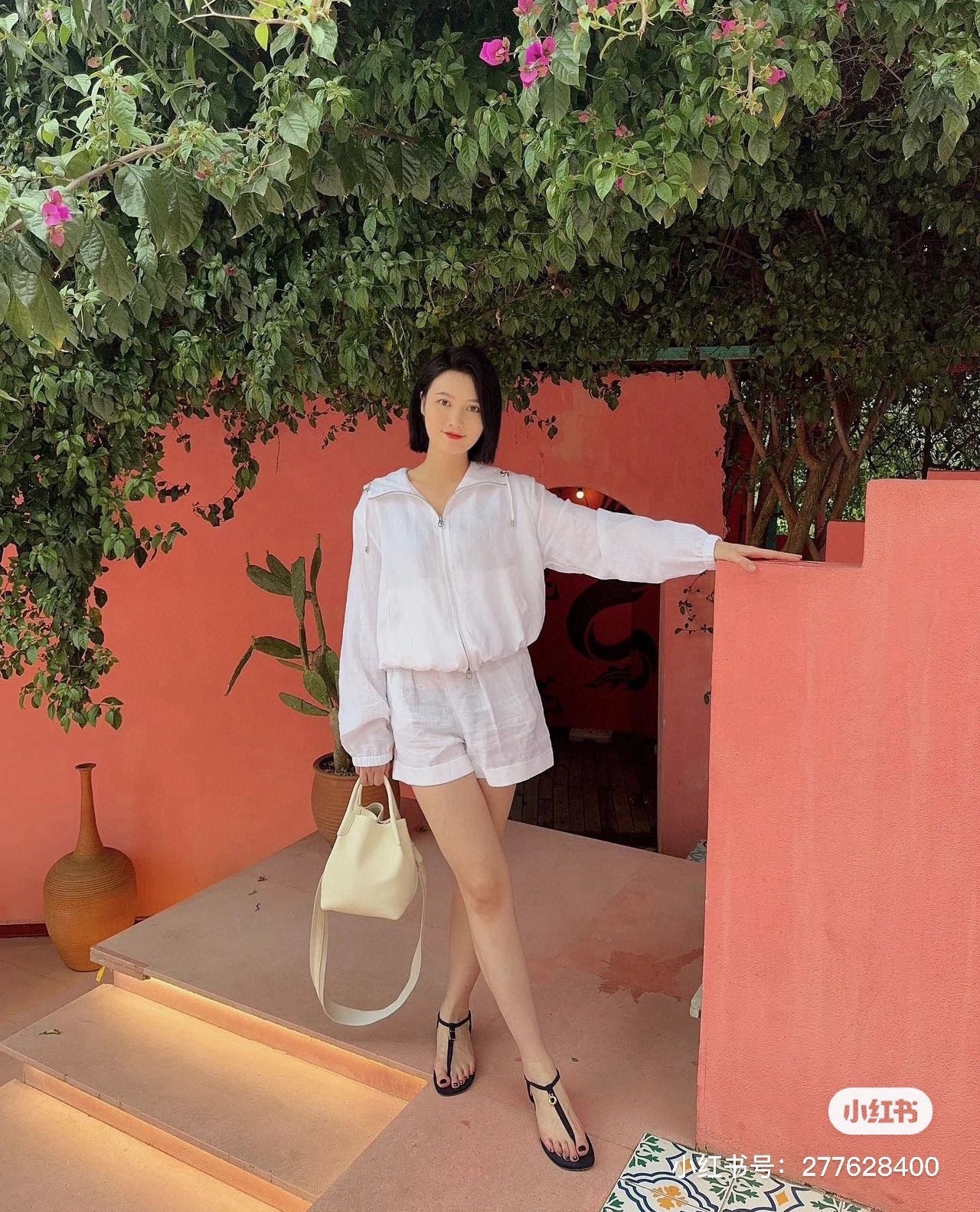 linen jacket set