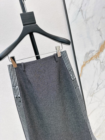 25ss webbing skirt