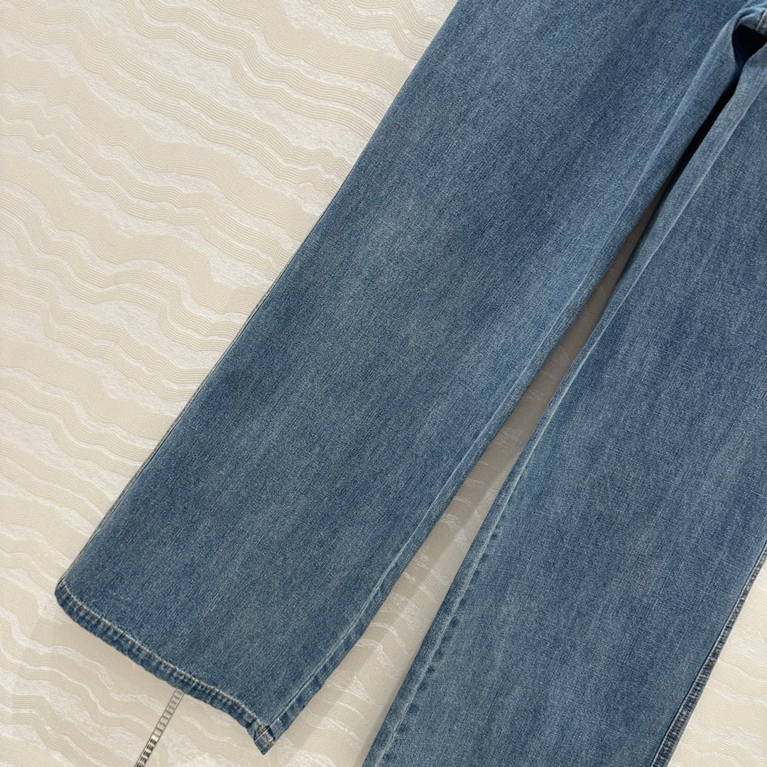 25SS embroidered jeans