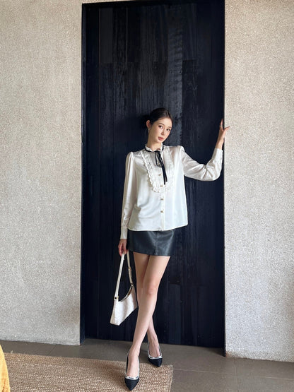 25ss ruffle shirt