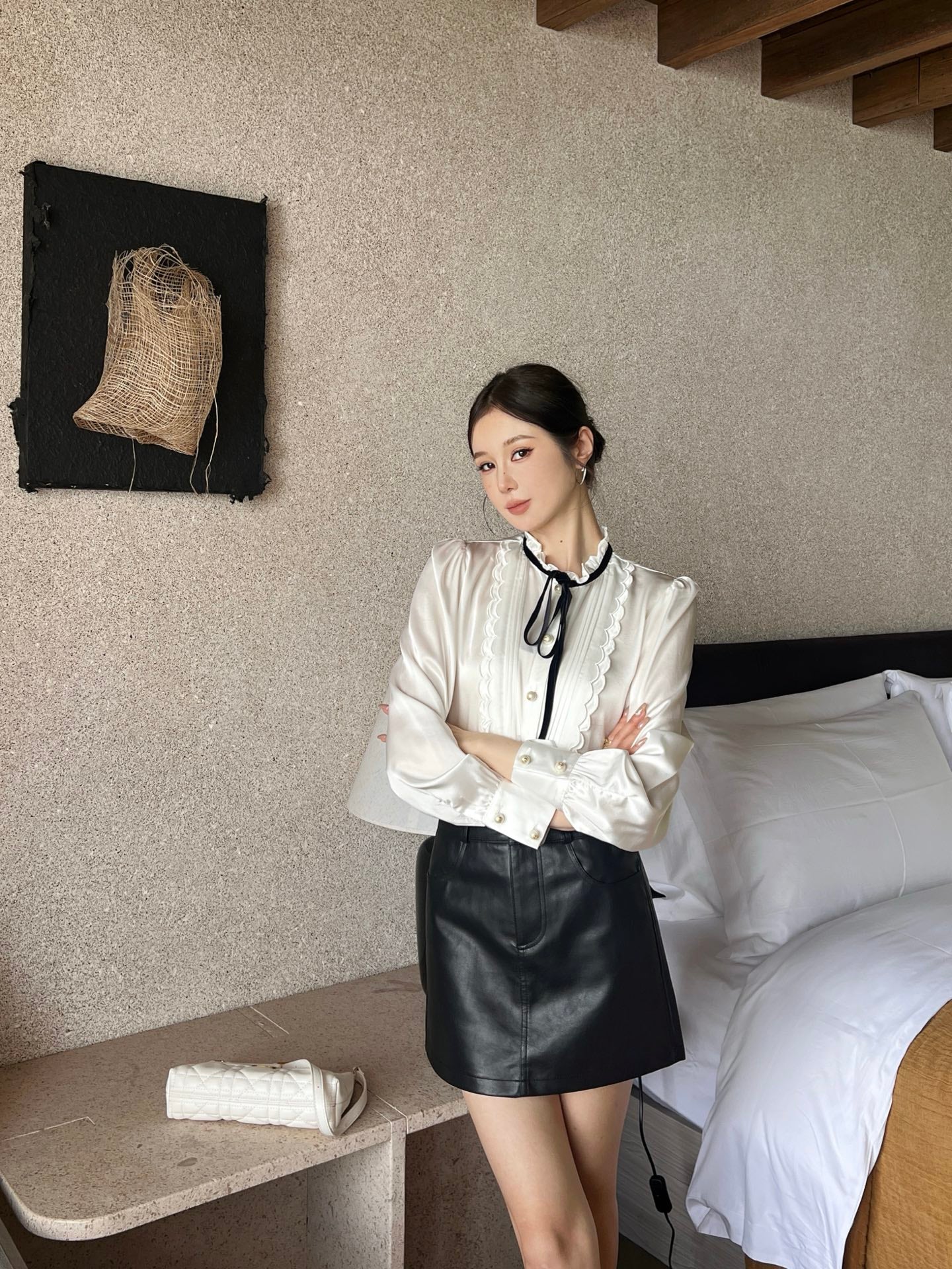 25ss ruffle shirt