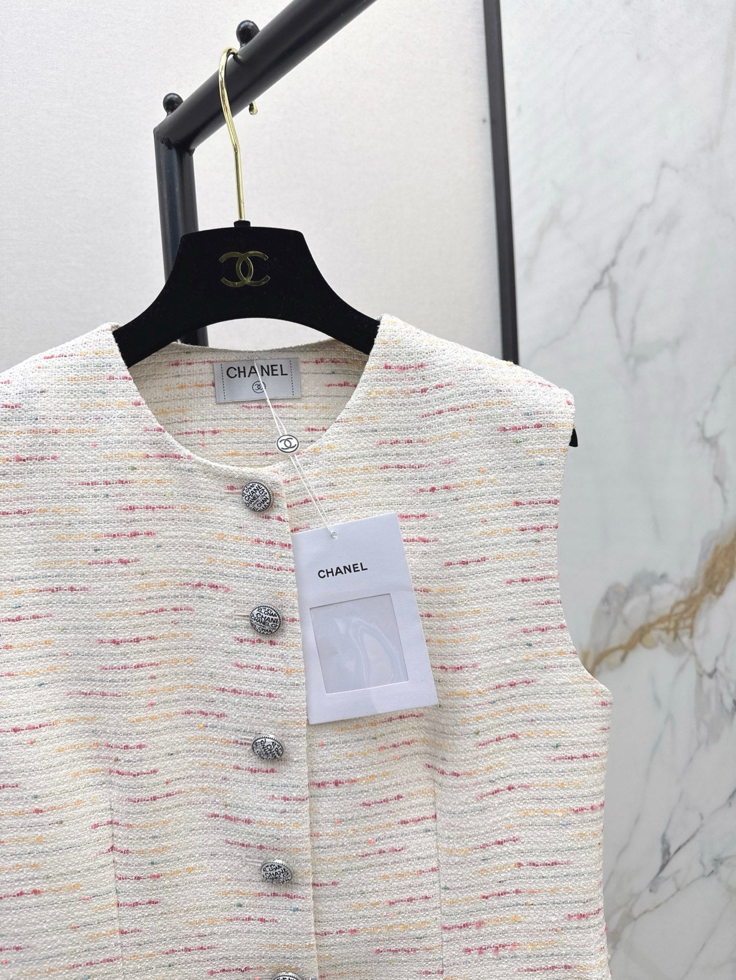 25ss woven vest