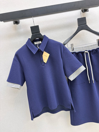 25ss polo skirt set