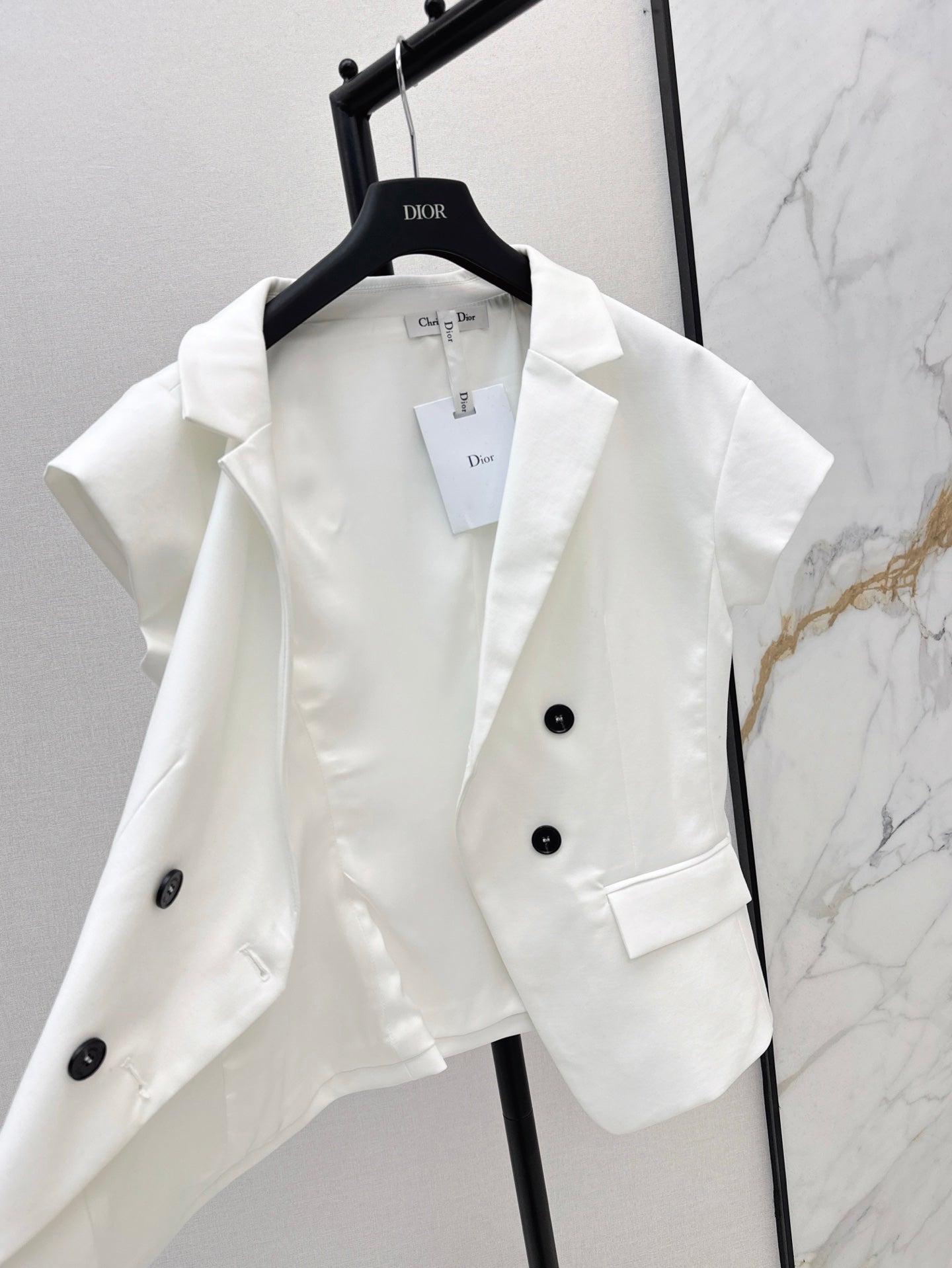 25ss slant collar vest