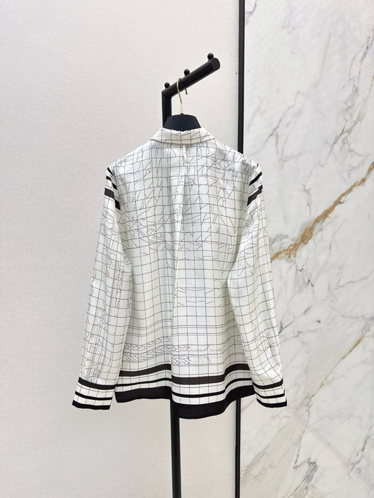 25ss Silk buttons shirt