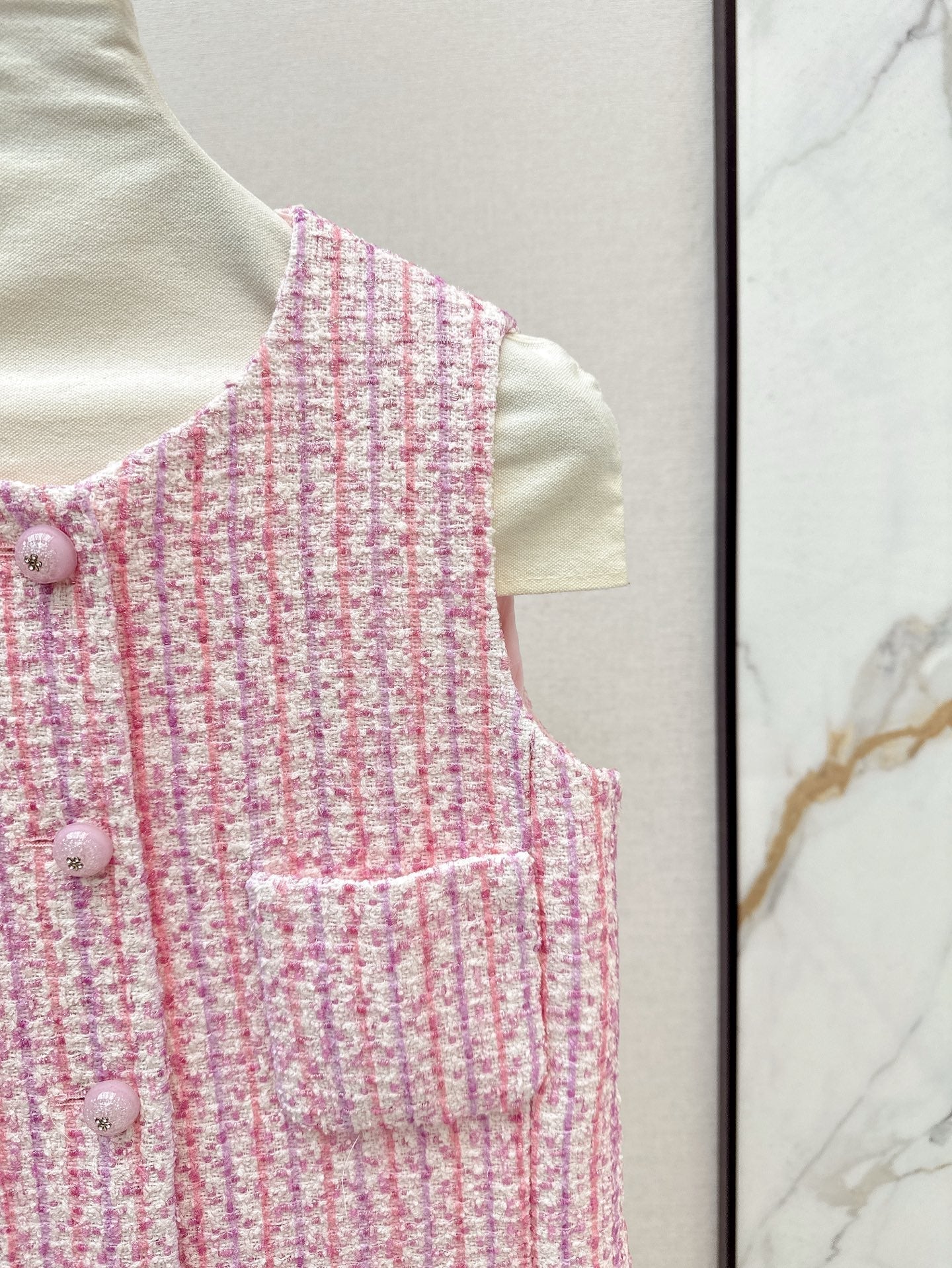 25ss woven vest