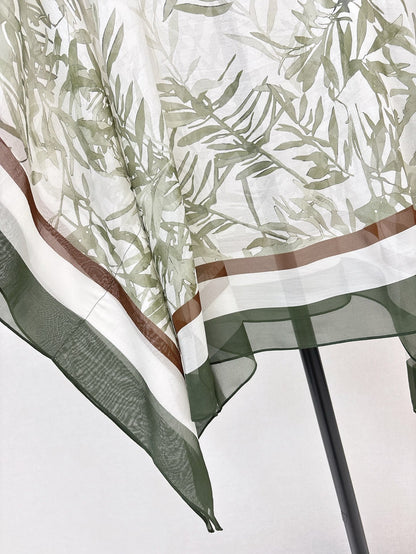 25ss silk Cape top