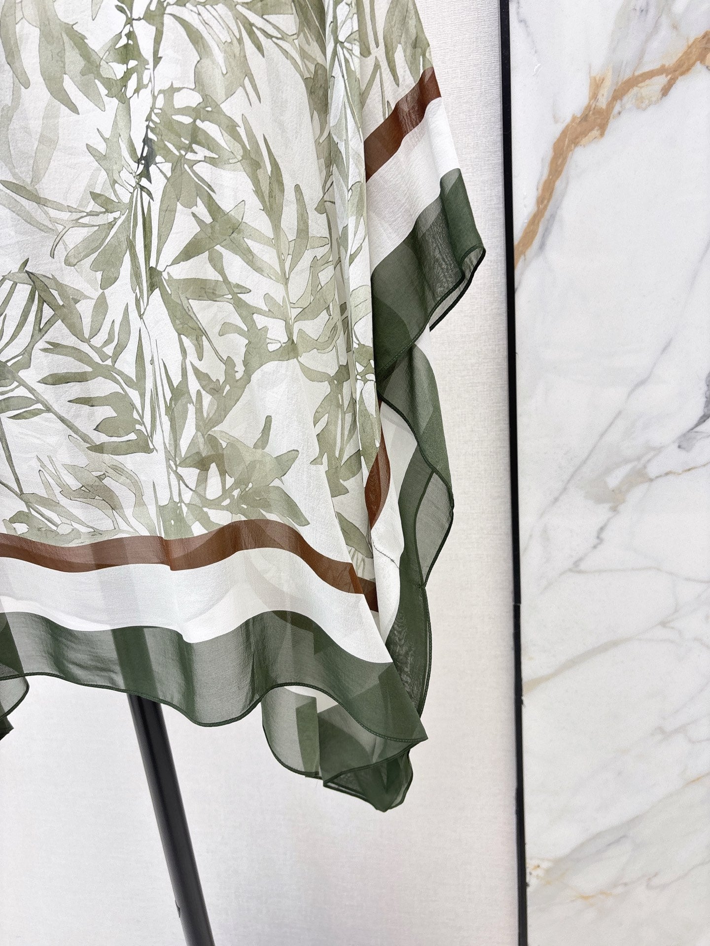 25ss silk Cape top