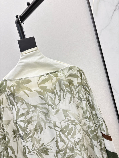 25ss silk Cape top