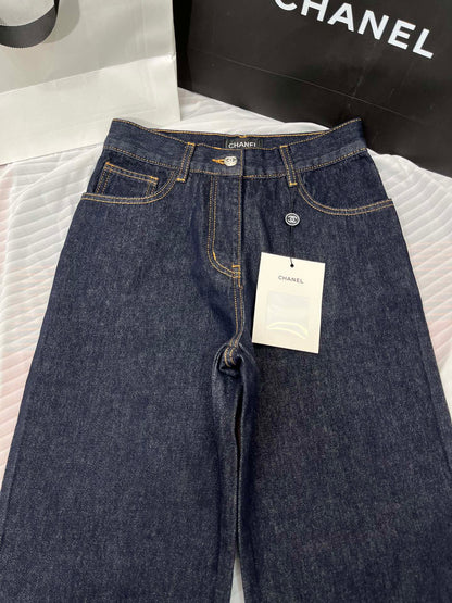 25ss embroidered jeans
