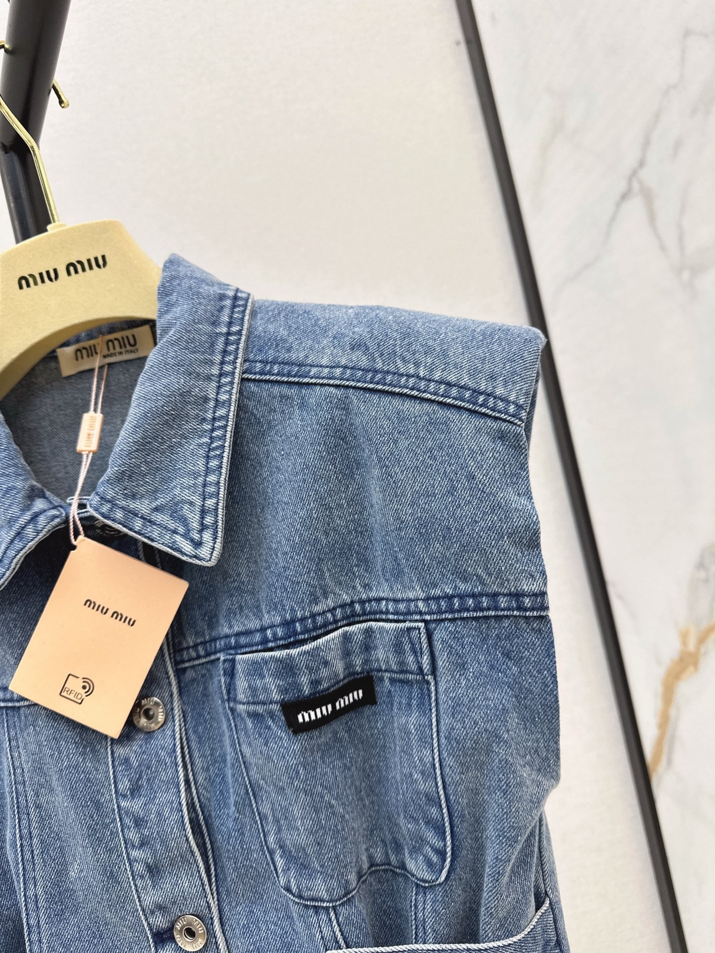 25ss denim vest