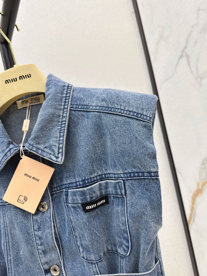 25ss denim vest