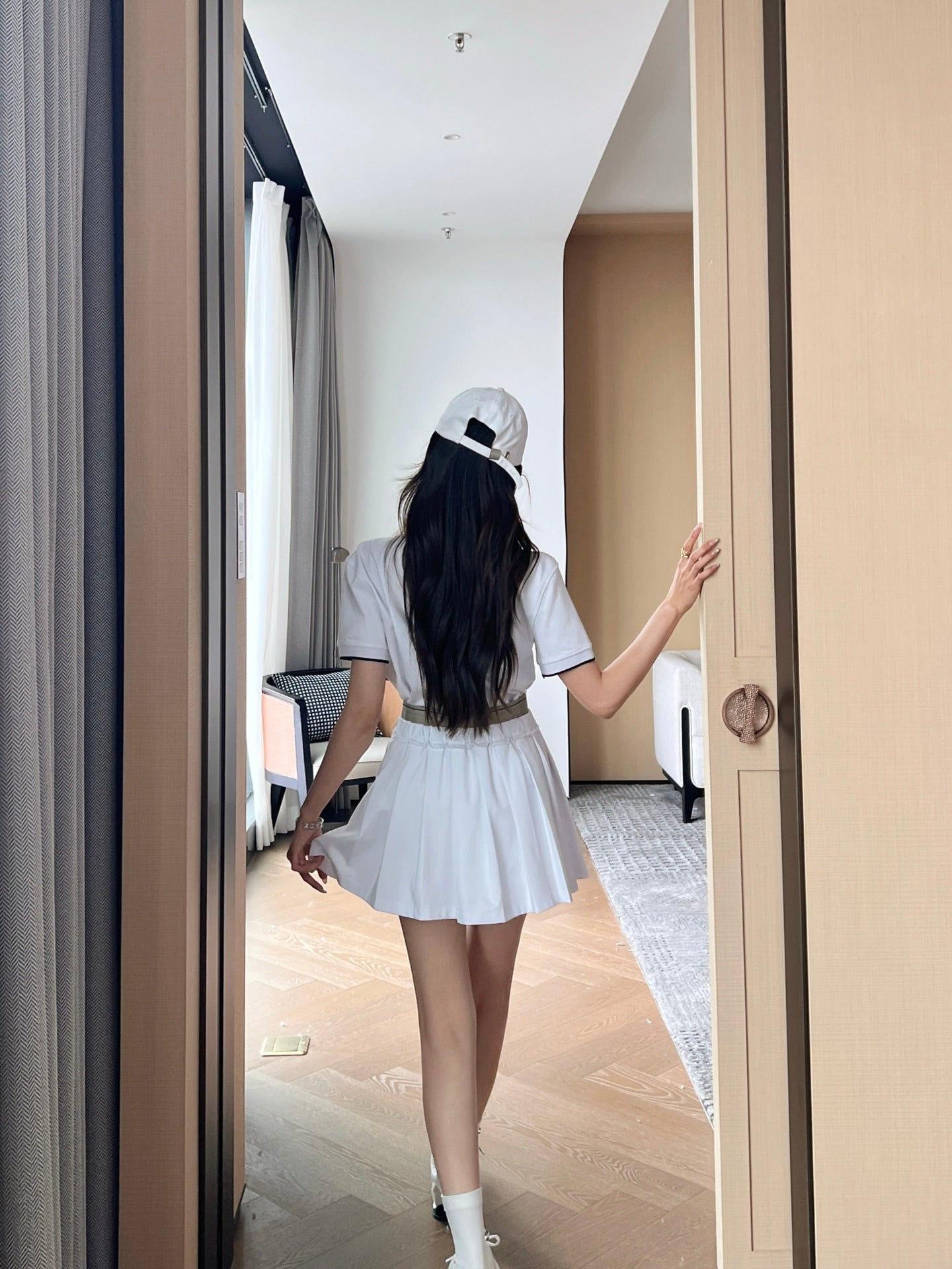 25ss polo skirt set