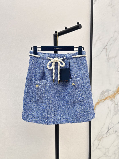 25ss drawstring skirt