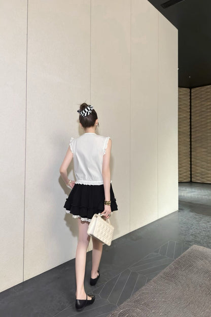 25ss ruffle vest