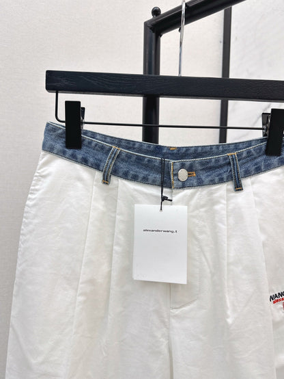 25ss embroidered pants