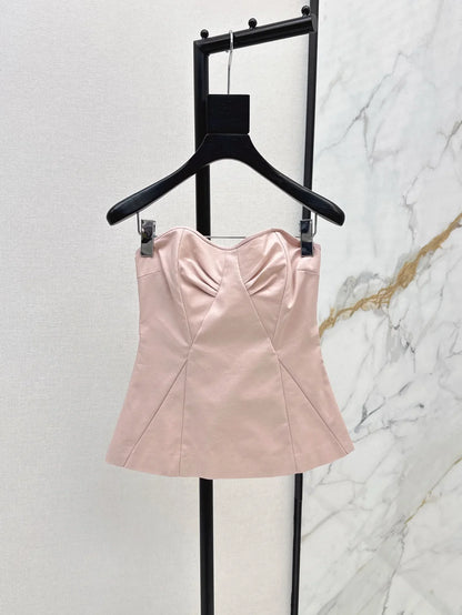Elegant Slim Waist Tube Tops