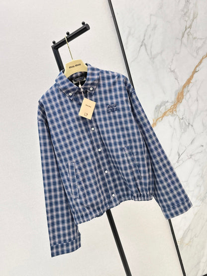 25ss plaid jacket