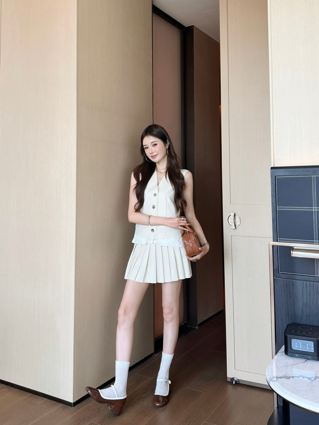 25ss pleated skirt
