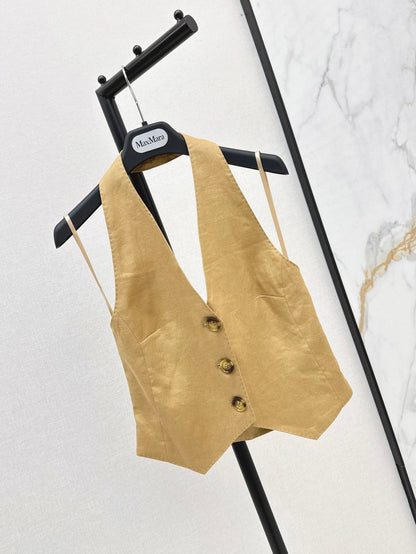25ss linen vest