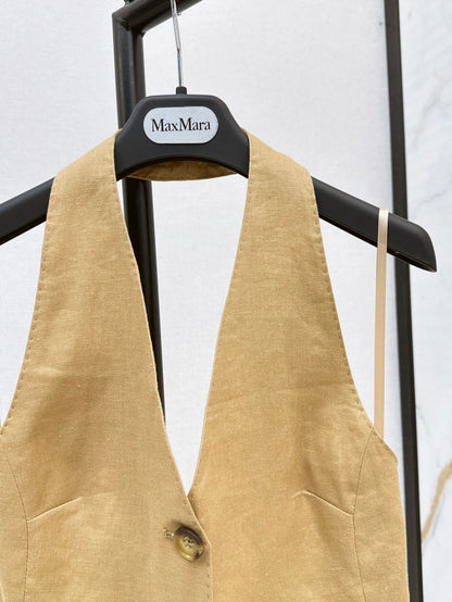 25ss linen vest
