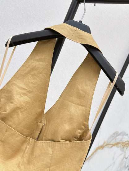 25ss linen vest