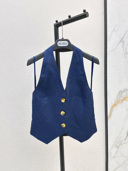 25ss linen vest