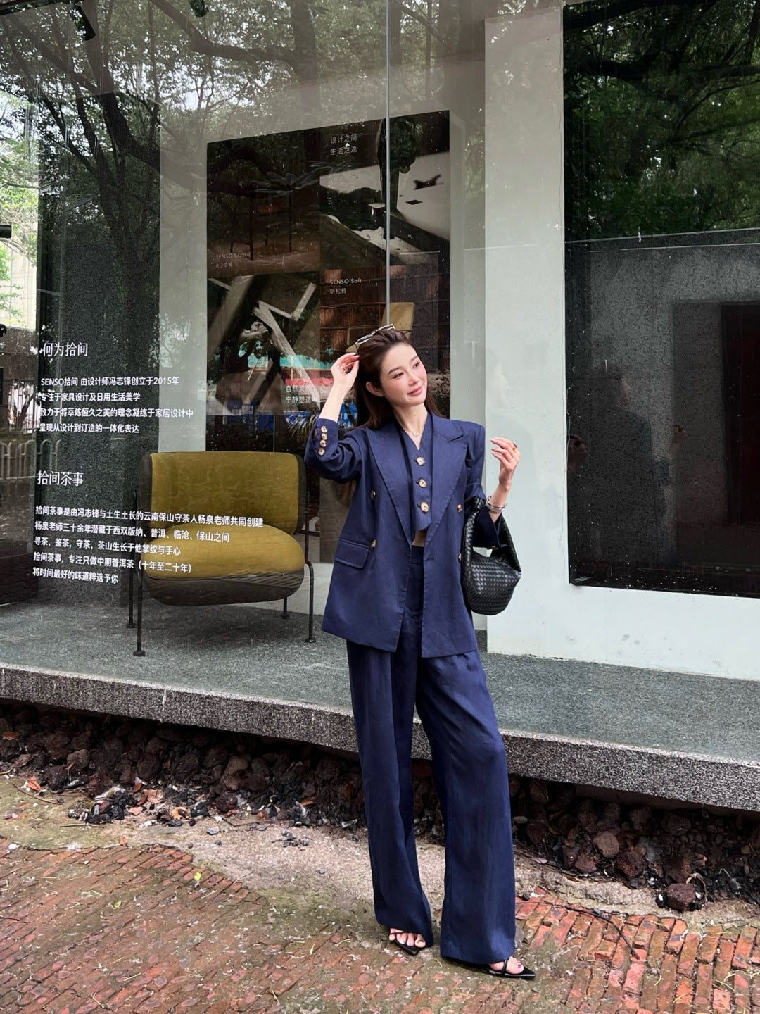 25ss Linen blazer