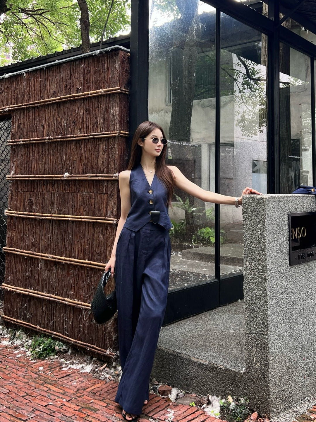 25ss linen vest