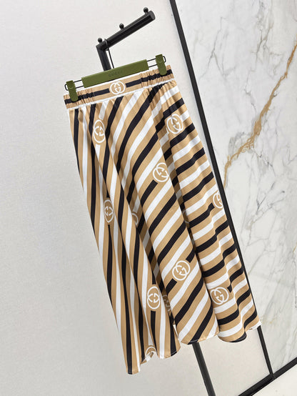 25ss print skirt