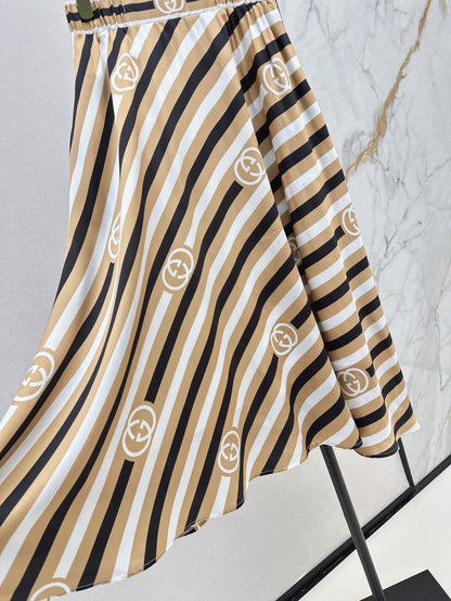25ss print skirt